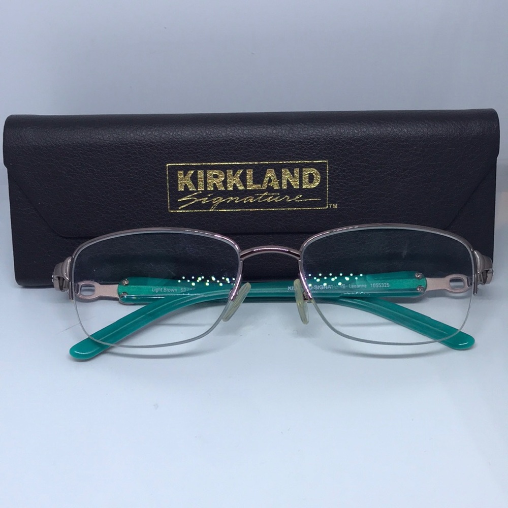 Rose Gold Metal Frames w/ Rhinestones “Leanne”